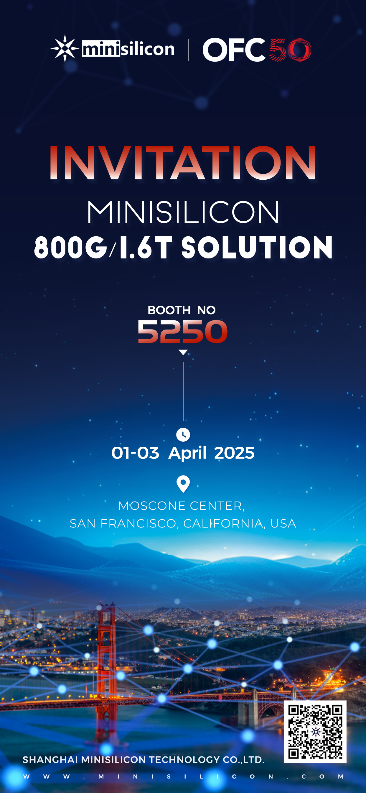 cmp冠军科技邀请您共赴旧金山OFC盛会-展位5250